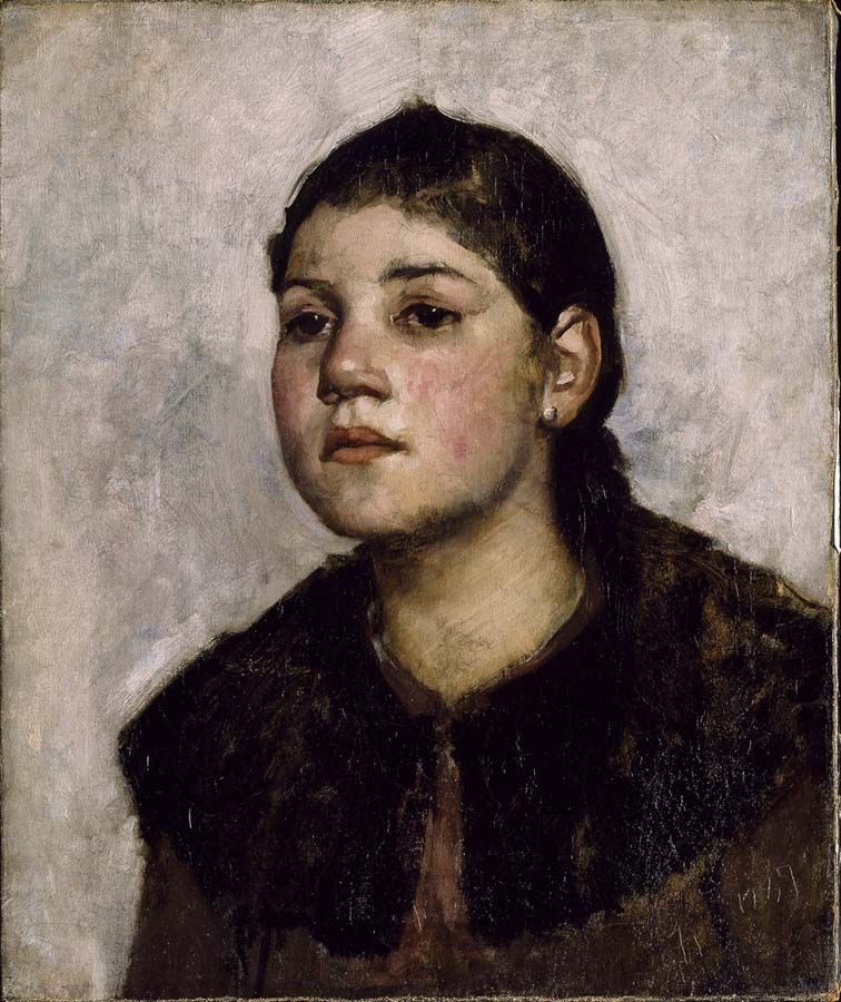 A Child of the People, vintage artwork by Frank Duveneck, 12x8" (A4) Poster