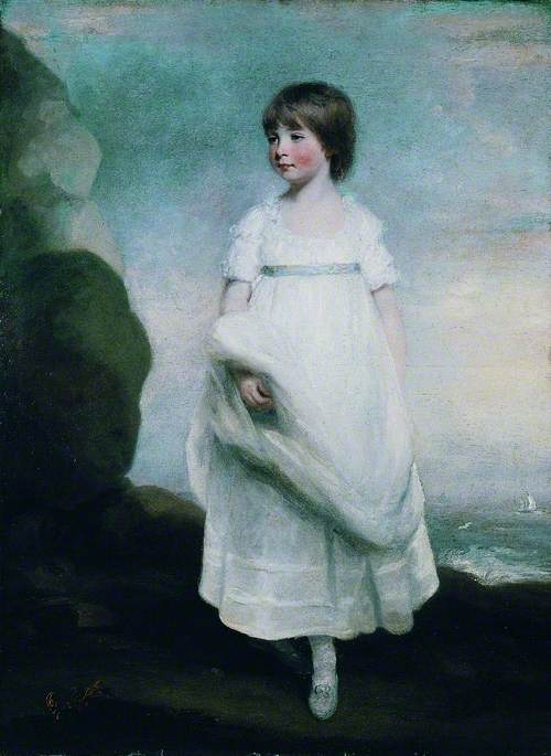 Anna Isabella Milbanke (later Lady by ron), vintage artwork by John Hoppner, 12x8" (A4) Poster