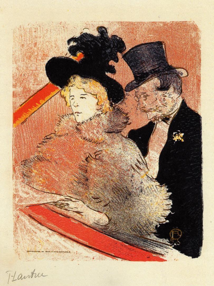 At the Concert by Henri de Toulouse-Lautrec,A3(16x12")Poster