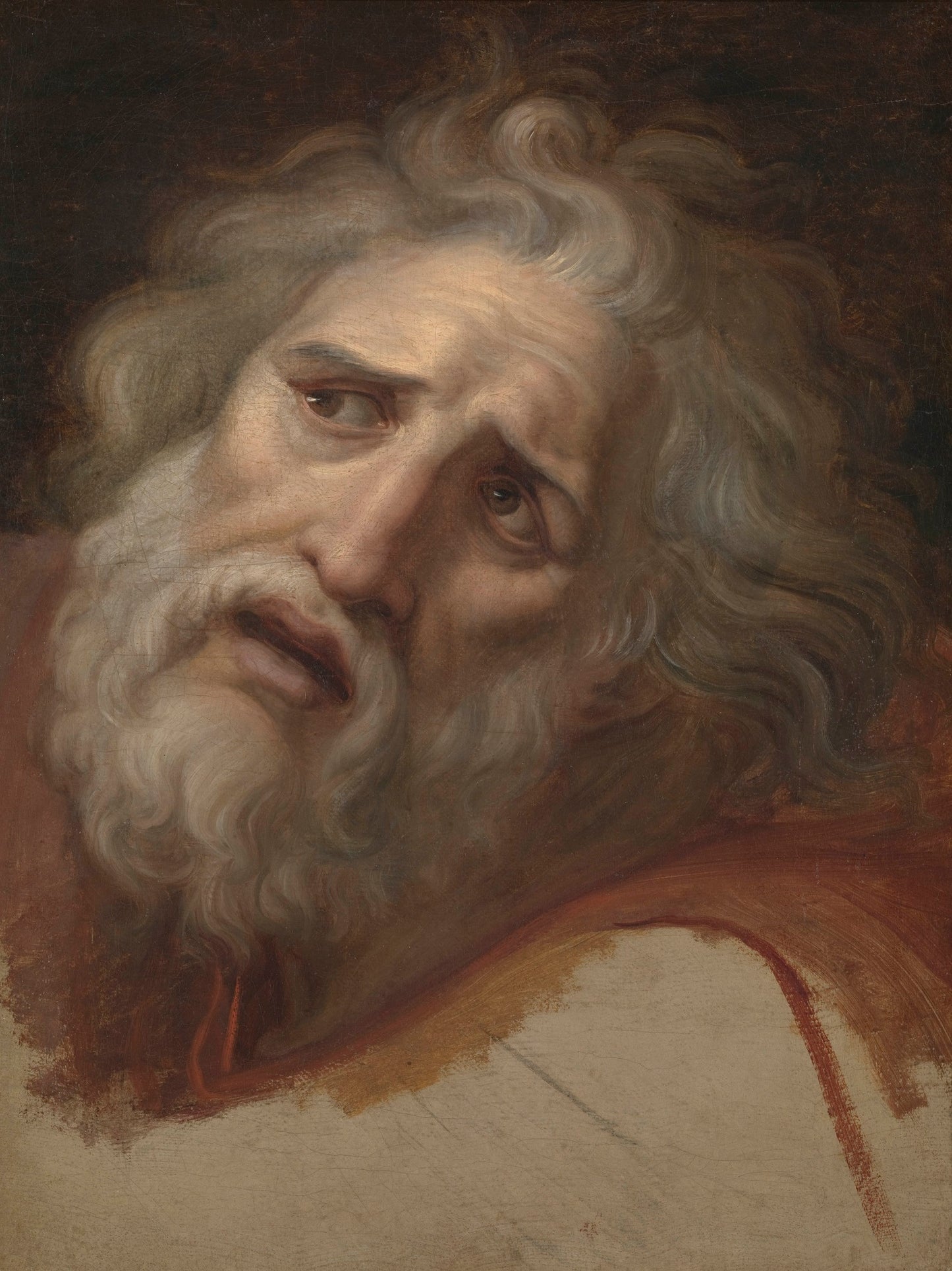 Head of Laocoon, vintage artwork by Andrea Appiani, 12x8" (A4) Poster