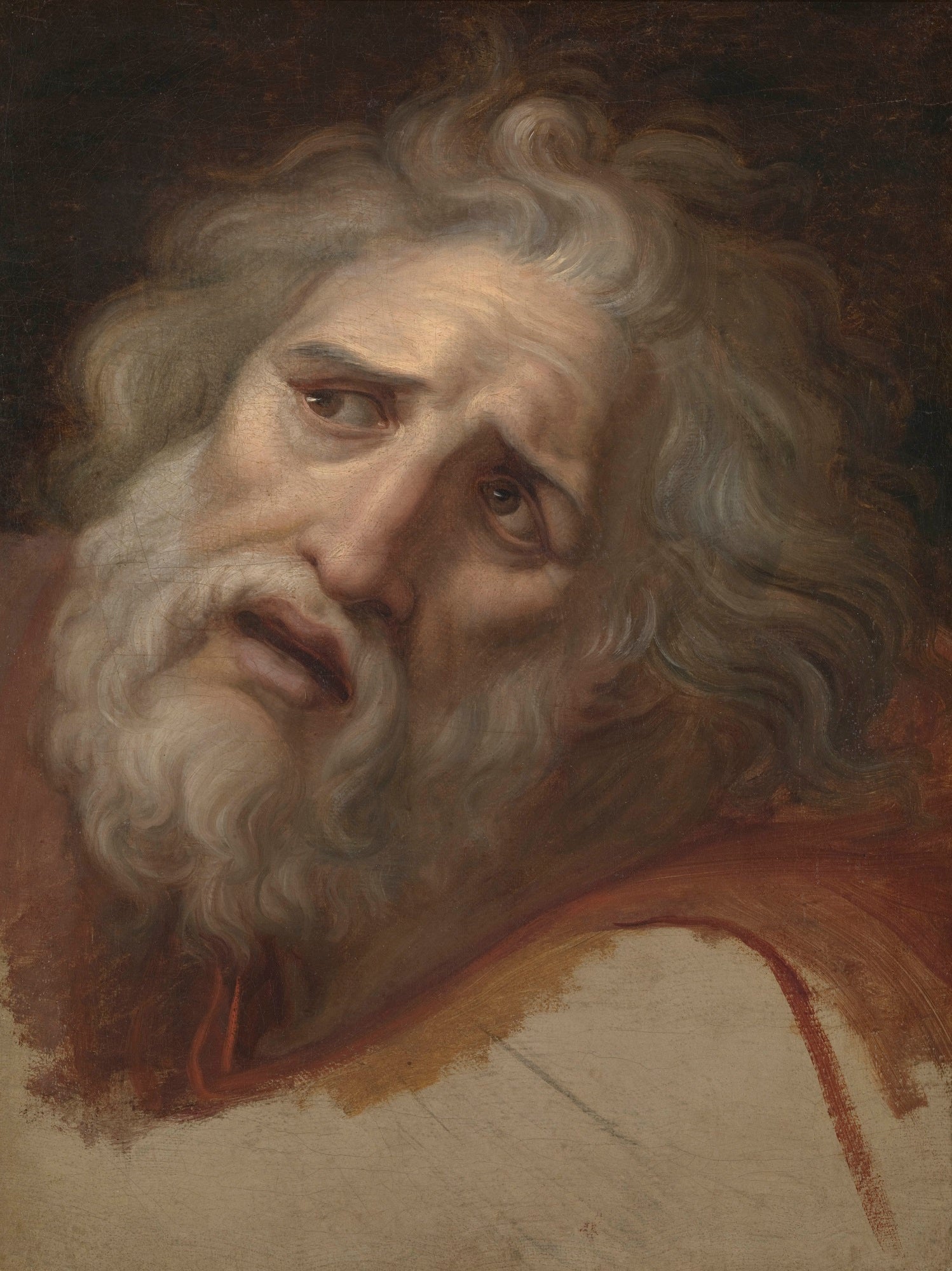 Head of Laocoon, vintage artwork by Andrea Appiani, 12x8" (A4) Poster