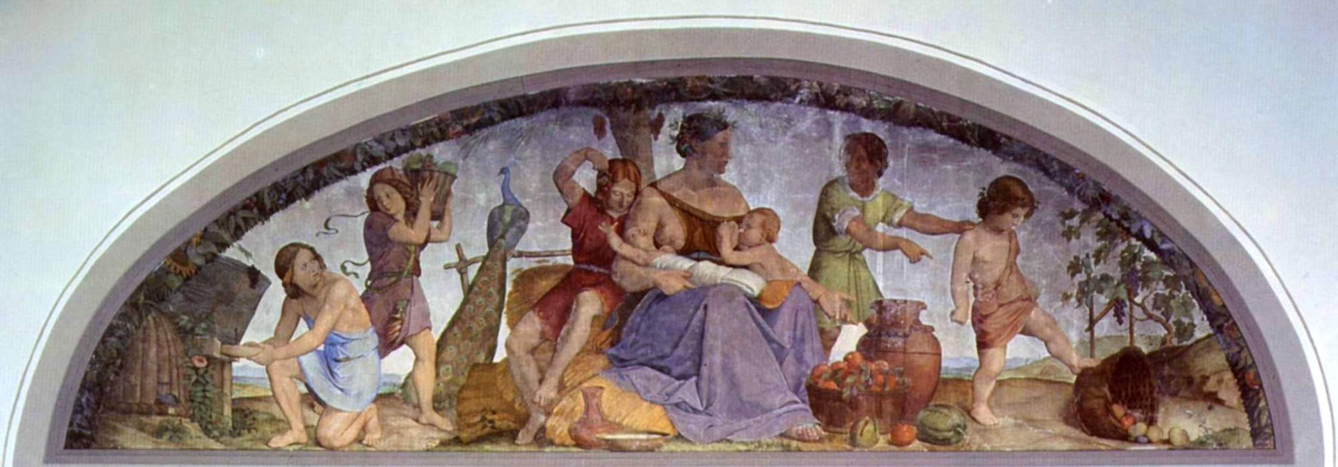 The Seven Fat Years, vintage artwork by Philipp Veit, A3 (16x12") Poster Print