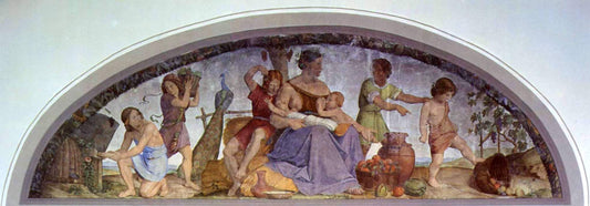 The Seven Fat Years, vintage artwork by Philipp Veit, A3 (16x12") Poster Print