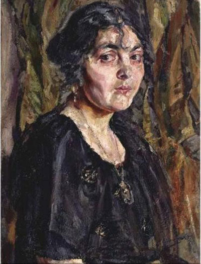 Retrato de mujer by Francisco Gimeno y Arasa,A3(16x12")Poster