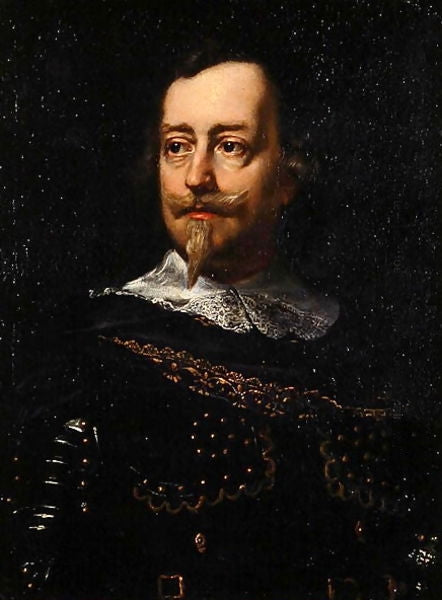 Portrait of Cavalier Brandolini, vintage artwork by Justus Sustermans, 12x8" (A4) Poster