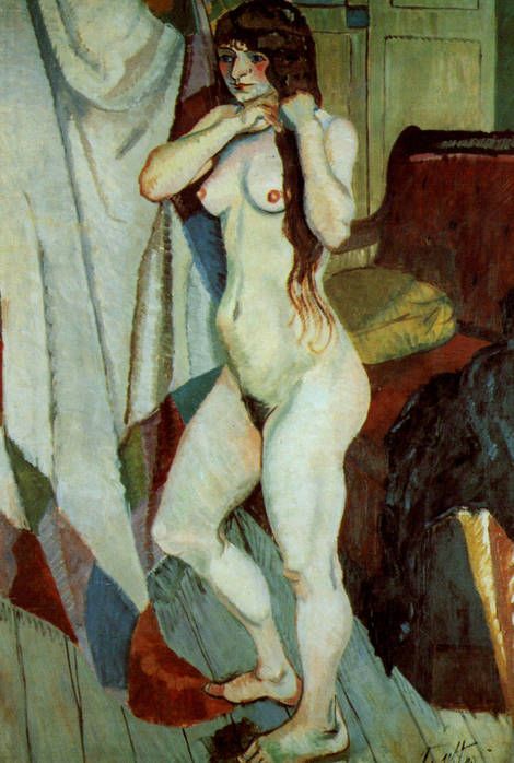 Suzanne Valadon se coiffant by André  Utter,16x12(A3) Poster