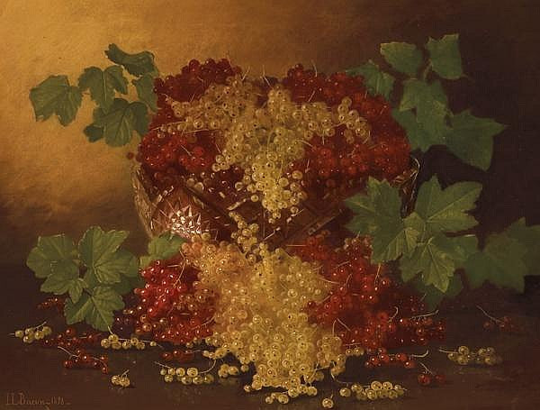 Still Life with Currants by Irving Lewis Bacon,A3(16x12")Poster