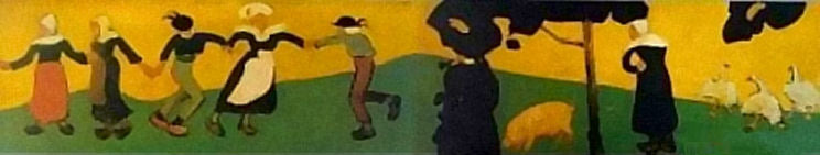 Breton Dance by Paul Serusier,A3(16x12")Poster