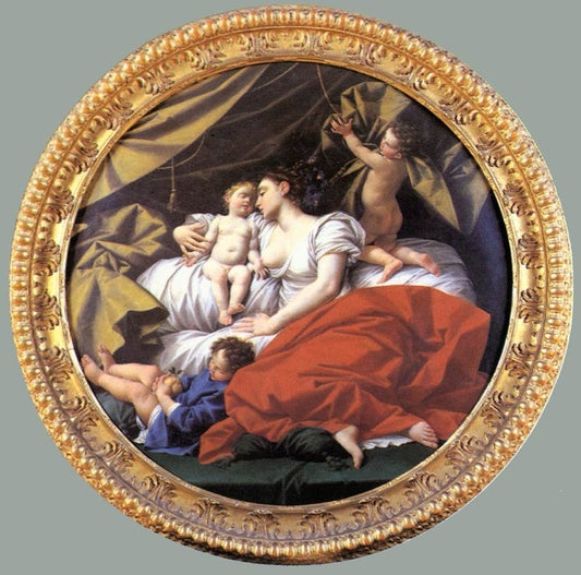 The Charity, vintage artwork by Donato Creti, 12x8" (A4) Poster