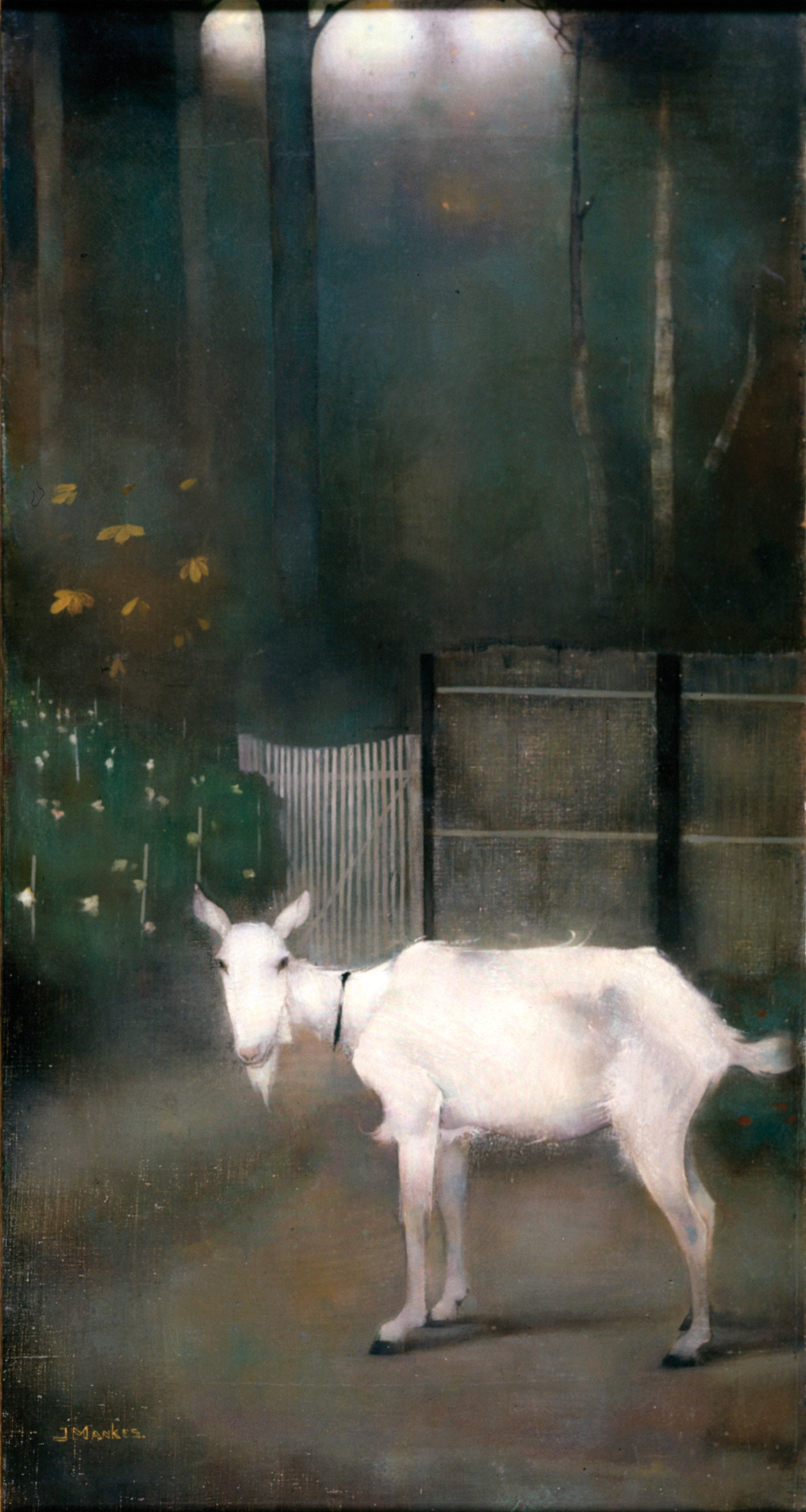 An Old Goat, vintage artwork by Jan Mankes, 12x8" (A4) Poster