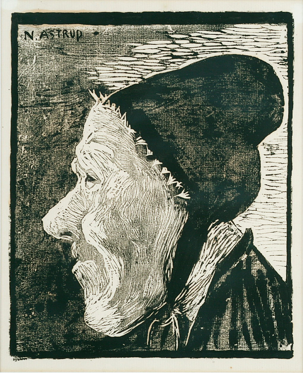 Inger Grimsbø, Old Jølster Girl by Nicolai Astrup,16x12(A3) Poster
