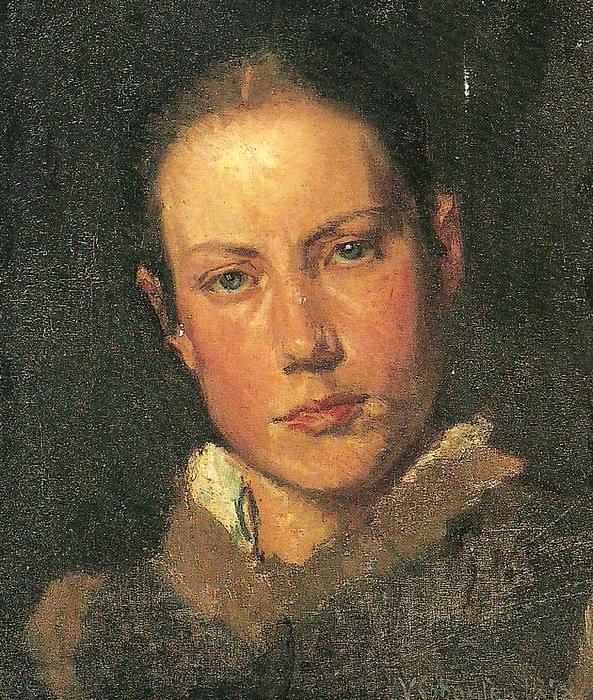 Martha Moller, vintage artwork by Viggo Johansen, 12x8" (A4) Poster