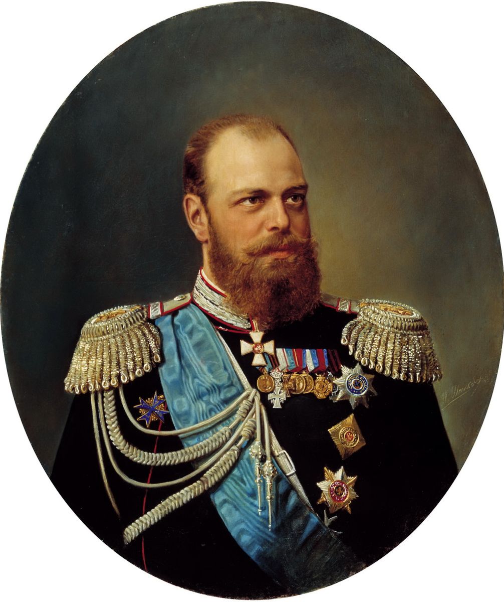 Portrait of Emperor Alexander III by Andrei Shilder,A3(16x12")Poster