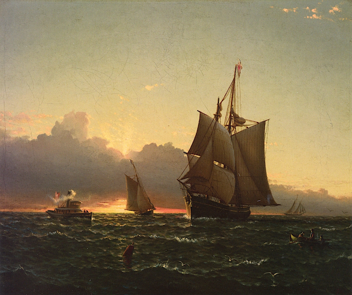 Sunset Seascape by James Gale Tyler,A3(16x12")Poster
