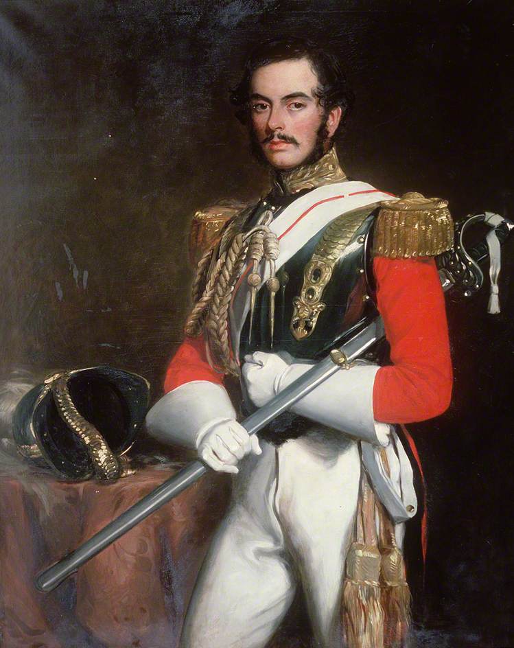 Arthur Walsh, 2nd Baron of Ormethwaite, vintage artwork by Sir Francis Grant, P.R.A., A3 (16x12") Poster Print
