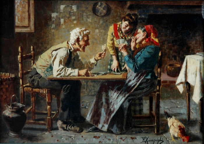 A good hand by Eugenio Zampighi,A3(16x12