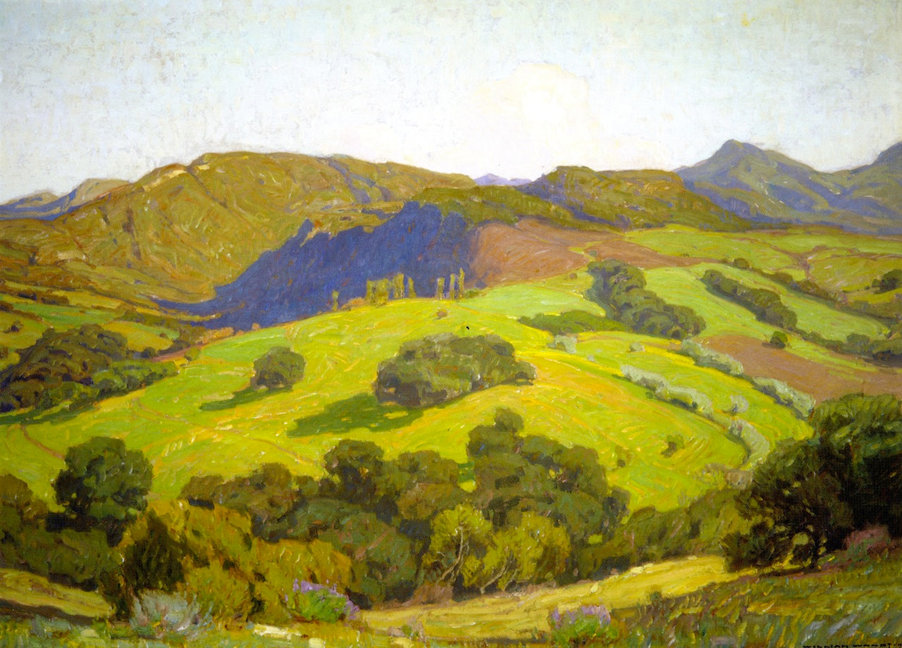Arcadian Hills by William Wendt,A3(16x12")Poster