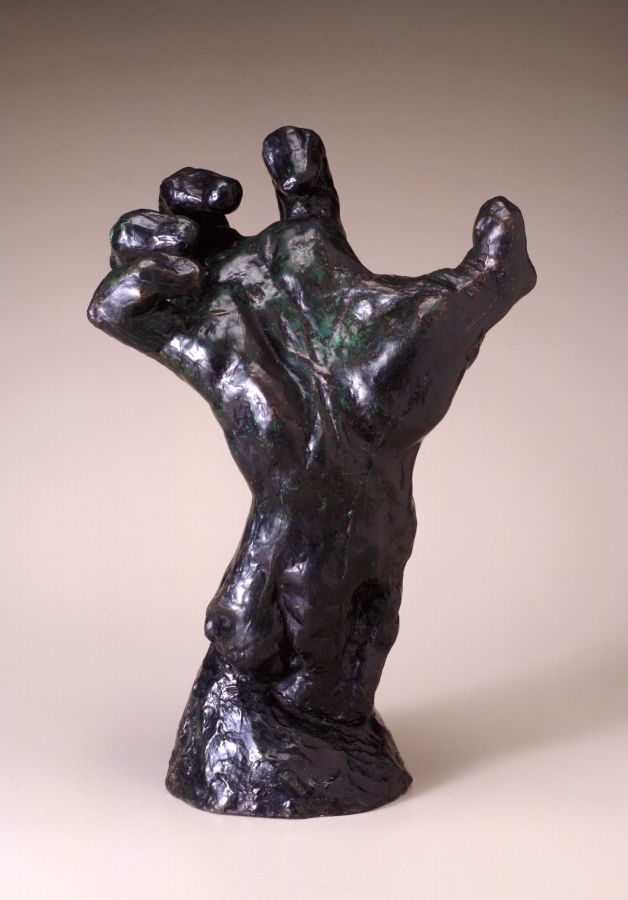 The Mighty Hand (Main Crispee), vintage artwork by Auguste Rodin, 12x8" (A4) Poster