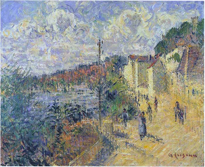 Beynac Quay at Bordeaux by Gustave Loiseau,A3(16x12")Poster