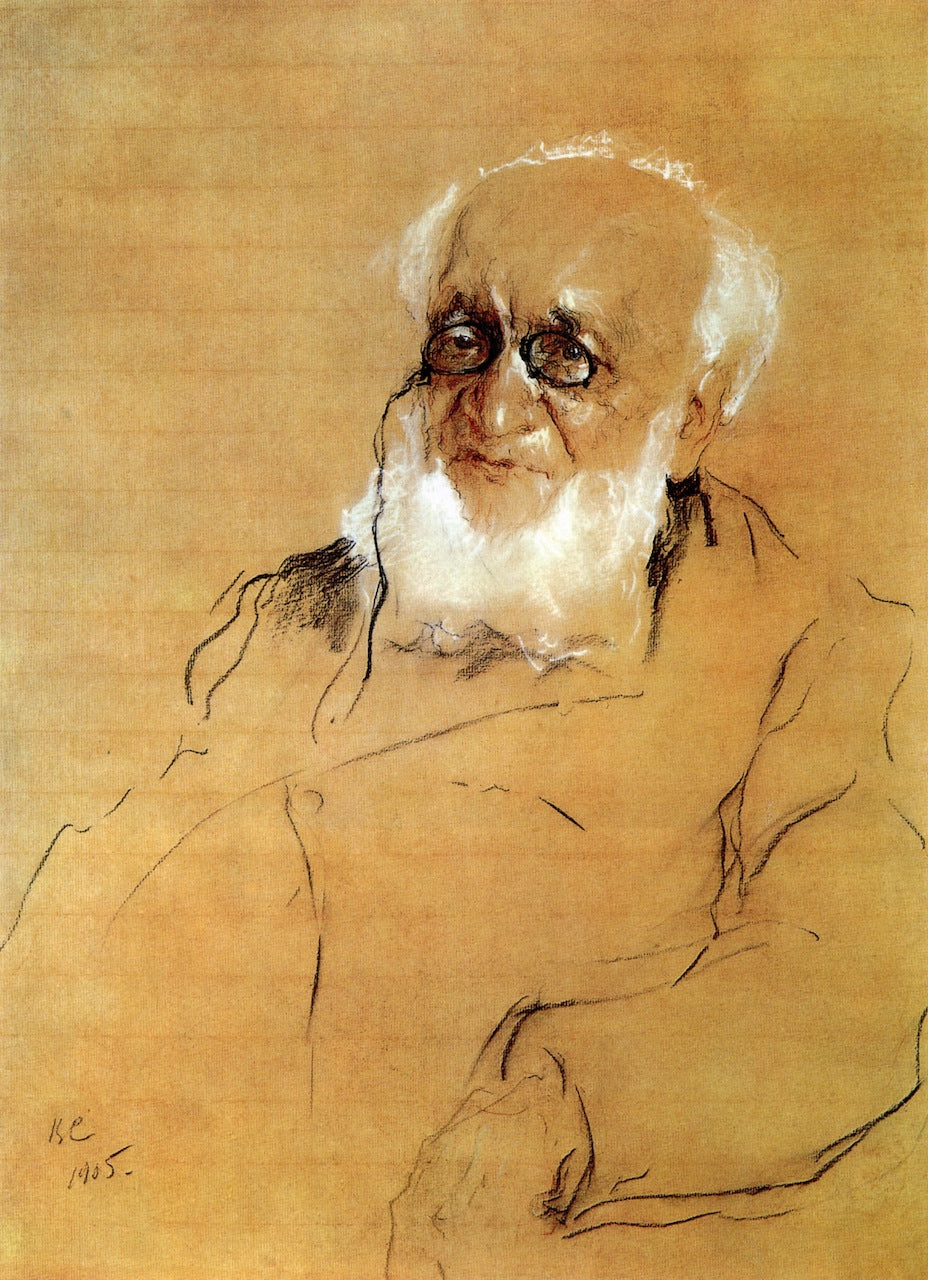 Portrait of P. Semionov-Tien-Shansky by Valentin Serov,A3(16x12")Poster