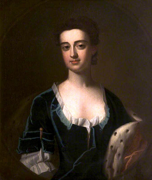 Lady Mary Booth, Countess of Stamford, vintage artwork by Michael Dahl, 12x8" (A4) Poster