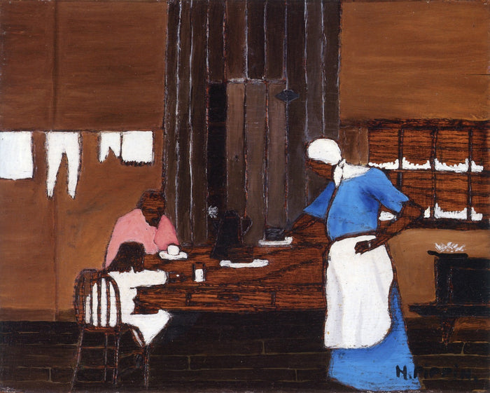 Supper Time by Horace Pippin,16x12(A3) Poster