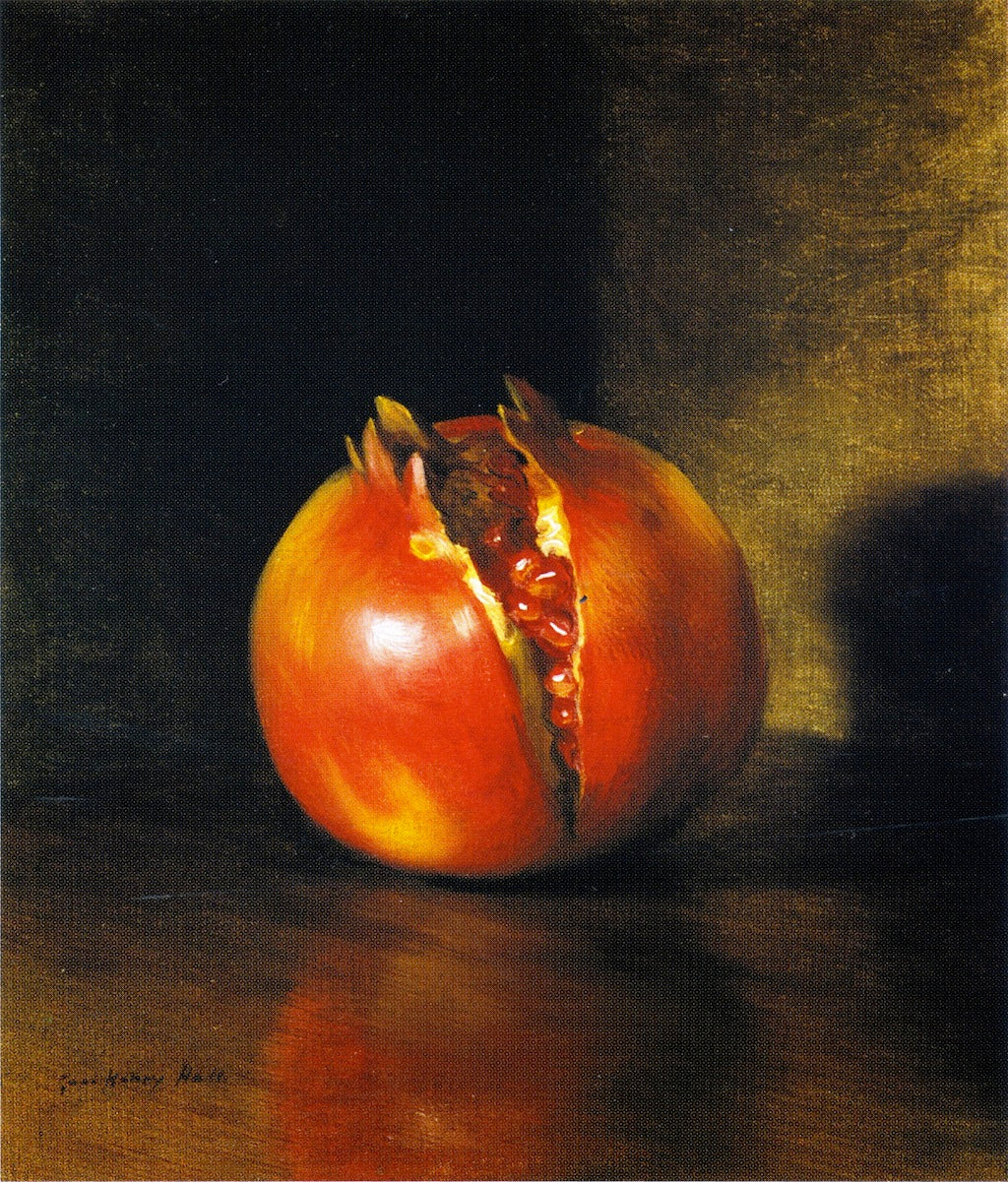 The Pomegranate, vintage artwork by George Henry Hall, 12x8" (A4) Poster