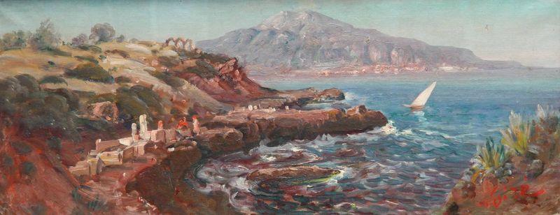  Seaside near Algiers (Bord de mer à Alger) by Maxime Noire,A3(16x12")Poster