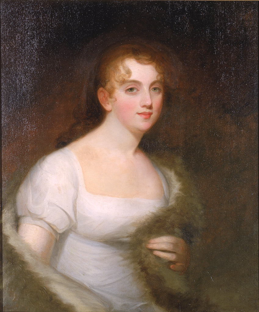 Mary Abigail Willing Coale, vintage artwork by Thomas Sully, 12x8" (A4) Poster