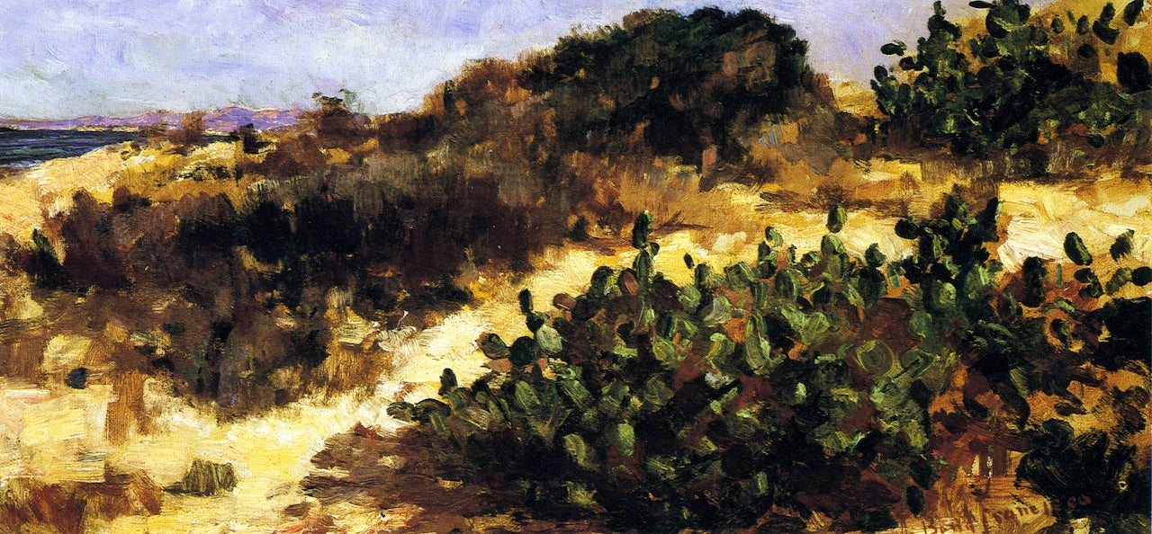 Dunes and Cacti by John Bond Francisco,A3(16x12")Poster