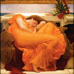 Flaming June, vintage artwork by Sir Frederic Lord Leighton, 12x8" (A4) Poster