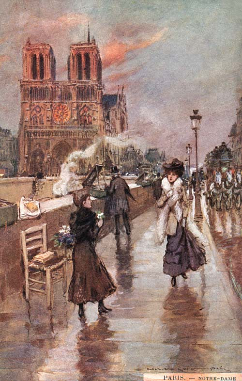 Notre-Dame by Georges Stein,A3(16x12")Poster