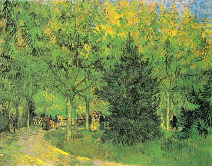 Avenue in the Park by Vincent van Gogh,A3(16x12