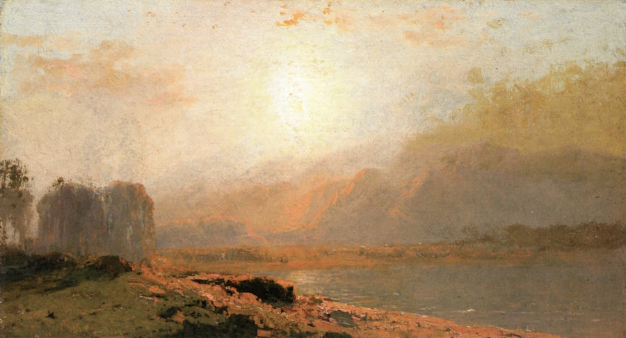 Breaking Sun, vintage artwork by John Bunyan Bristol, 12x8" (A4) Poster