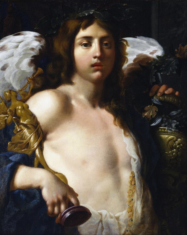 Love of Virtue, vintage artwork by Alessandro Rosi, 12x8" (A4) Poster