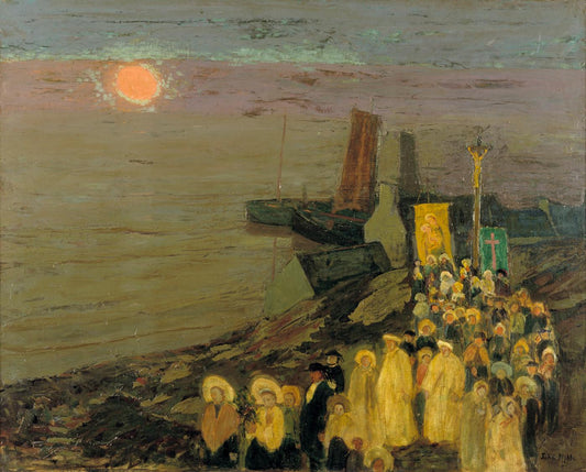 Blessing of the Sea, vintage artwork by John Noble, 12x8" (A4) Poster