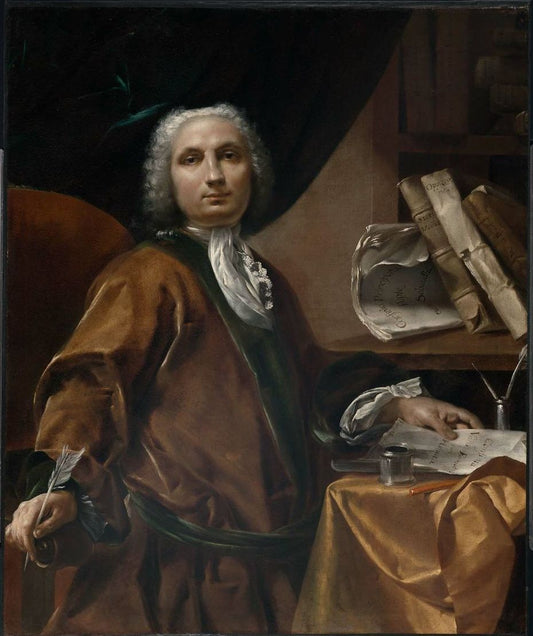 Chancellor Florius Senesius, vintage artwork by Giuseppe Maria Crespi, 12x8" (A4) Poster