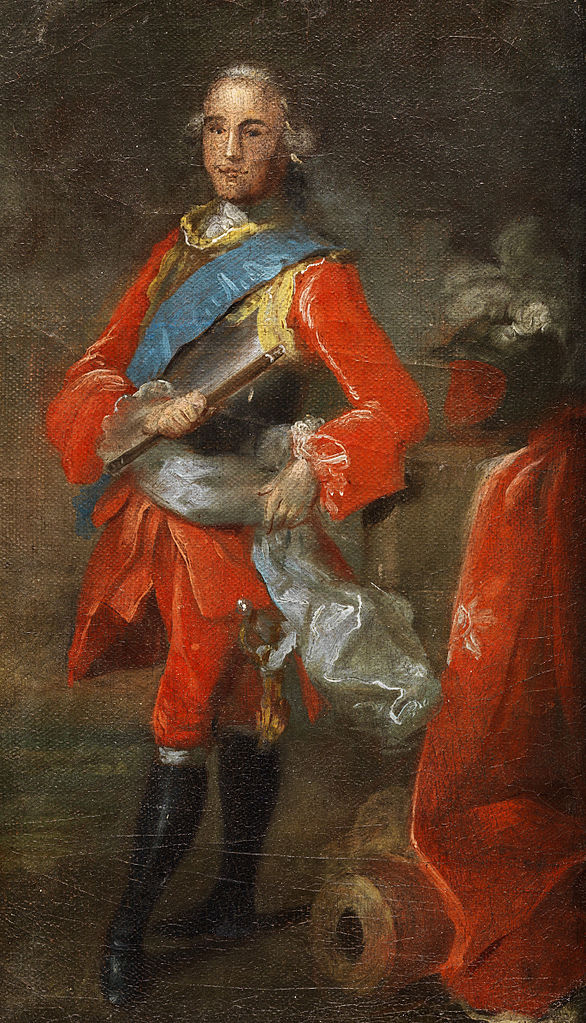 Count Frederik von Fersen, vintage artwork by Gustaf Lundberg, 12x8" (A4) Poster