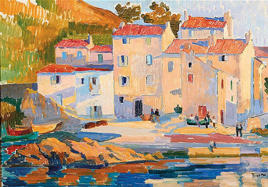 Ponche, vintage artwork by Henri Person, 12x8" (A4) Poster