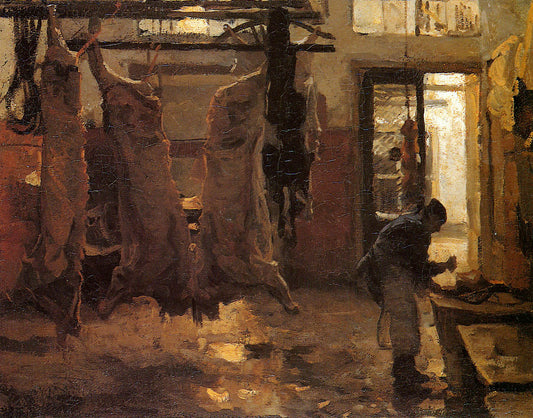 The Slaughterhouse Sun, vintage artwork by Willem Bastiaan Tholen, 12x8" (A4) Poster