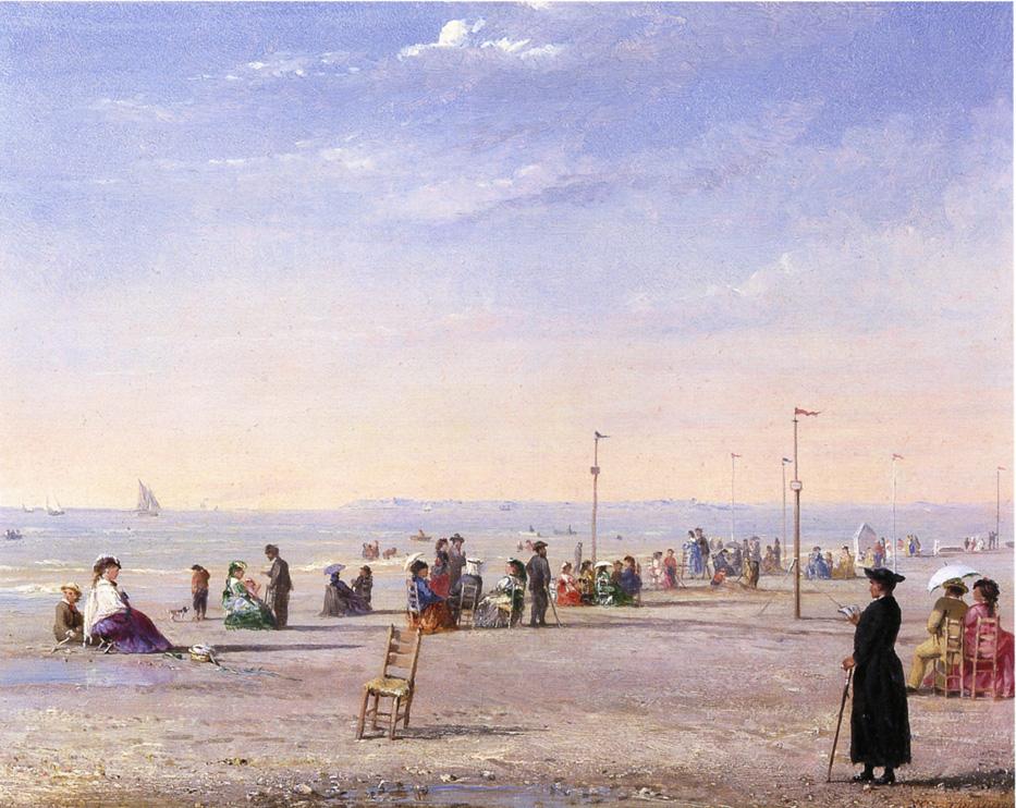 Trouville, vintage artwork by Conrad Wise Chapman, 12x8" (A4) Poster