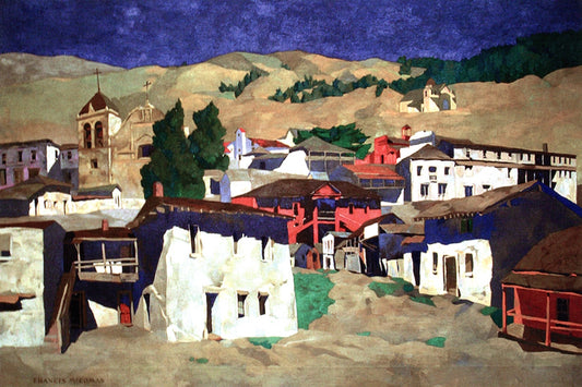 Symphony of Historic Monterey, vintage artwork by Francis John McComas, 12x8" (A4) Poster