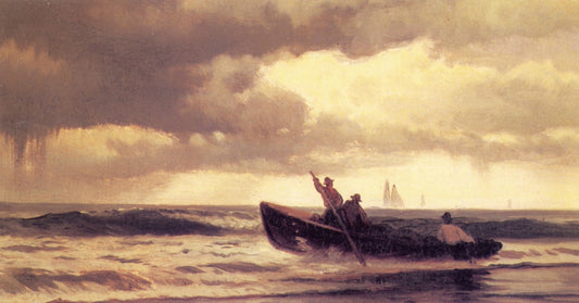 The Minorcans, vintage artwork by Edward Moran, 12x8" (A4) Poster