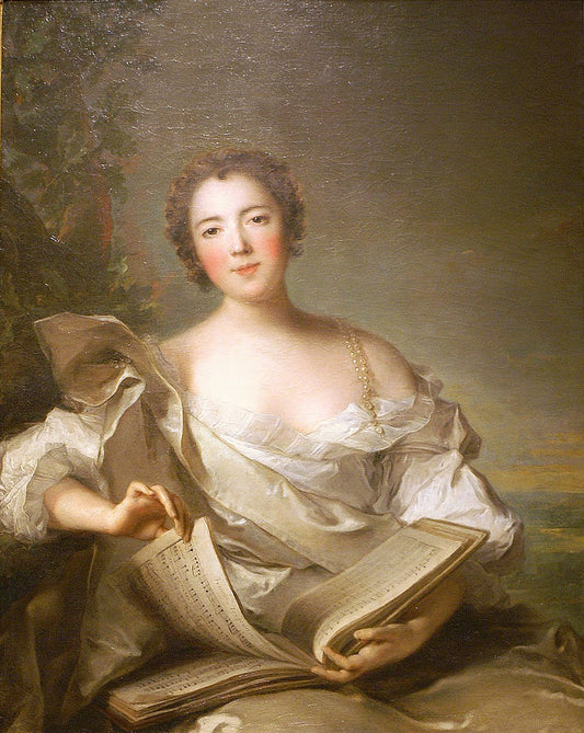 Duchess of Tremoille, vintage artwork by Jean-Marc Nattier, 12x8" (A4) Poster