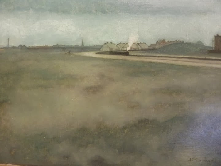 Landscape with Train by Jan Mankes,16x12(A3) Poster