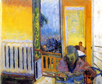 Breakfast by the Radiator by Pierre Bonnard,A3(16x12")Poster