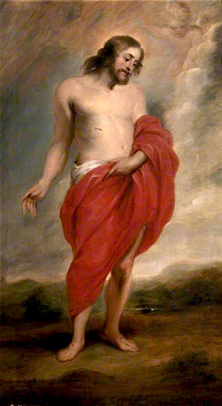 Untitled (after Peter Paul Rubens), vintage artwork by James Cranke the Younger, 12x8" (A4) Poster