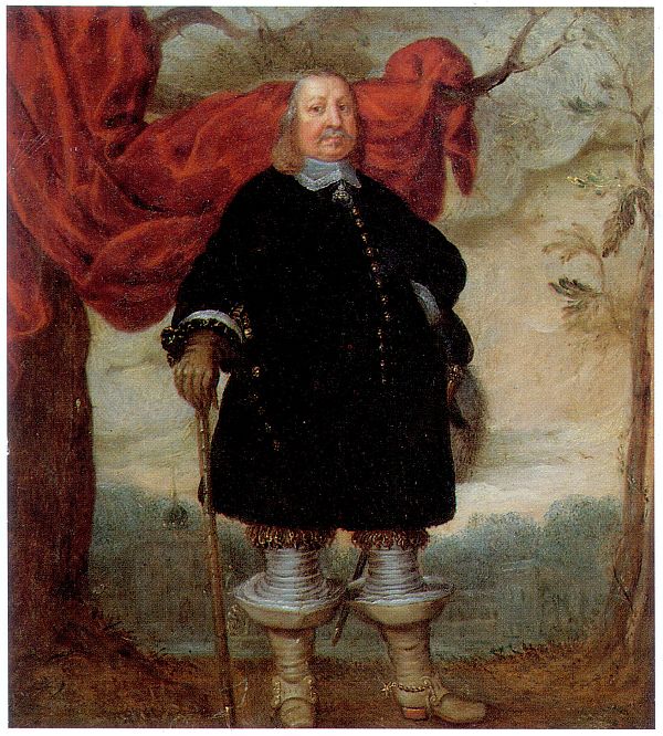 Portrait of Friedrich III, vintage artwork by Jurgen Ovens, 12x8" (A4) Poster