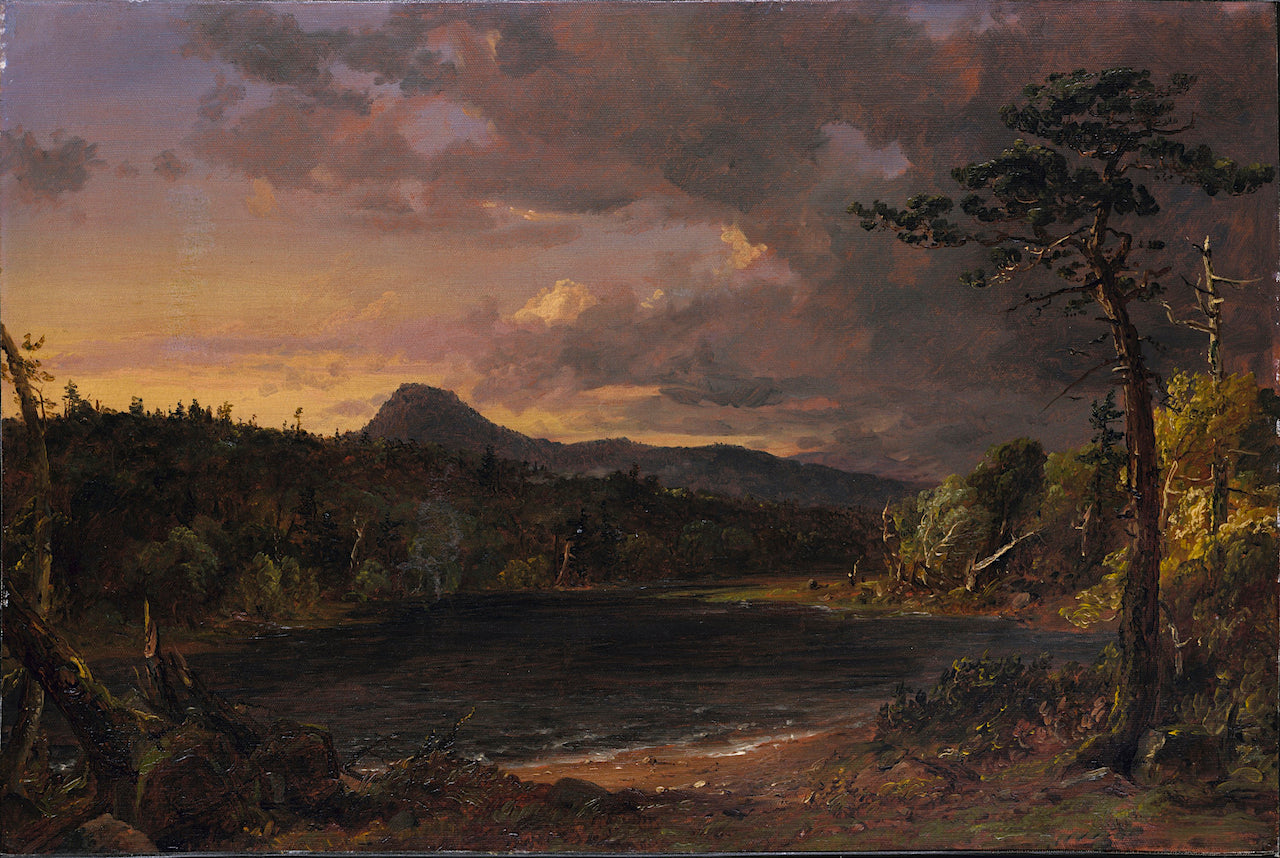 Catskill Creek, vintage artwork by Jasper Francis Cropsey, 12x8" (A4) Poster