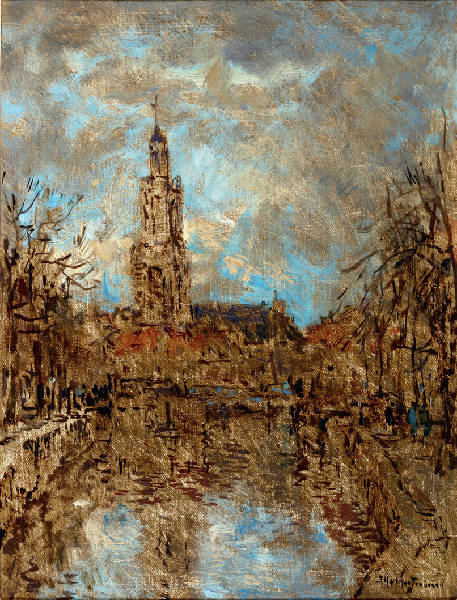 of St. John Church in Gouda by Johan Hendrik van Mastenbroek,16x12(A3) Poster